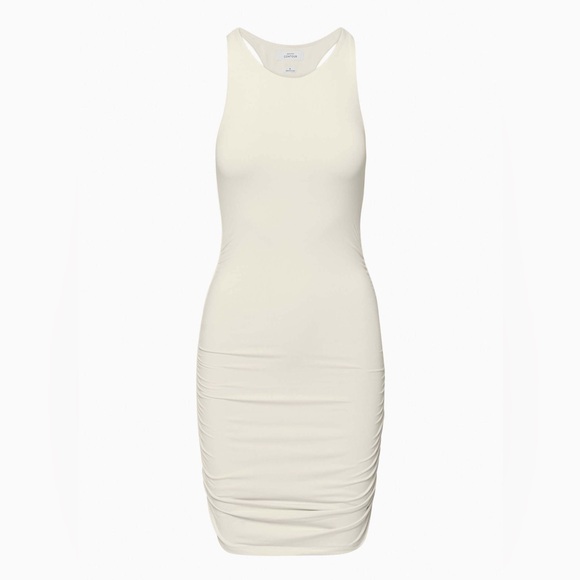 Aritzia Babaton Contour Ruched Racer Mini Dress - Picture 5 of 9